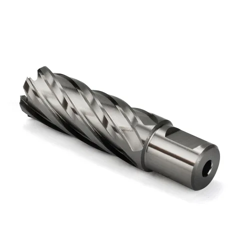 Vista 7 de Cortador anular 3/4 pulgadas Weldon Shank 7/8 Diámetro de corte 2 brocas de corte HSS Kit para prensa de taladro magnético