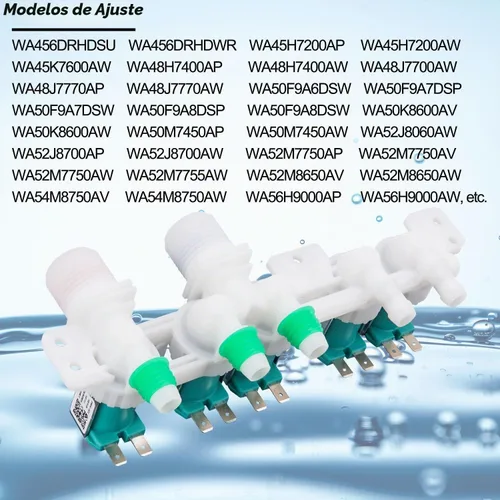 Vista 5 de WA52M8650AV/A4 WA52M7750AV/A4 Conjunto de válvula de entrada de agua