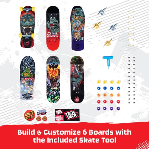 Vista 3 de TECH DECK Godzilla Sk8shop Bonus Pack Juego de diapasones personalizables