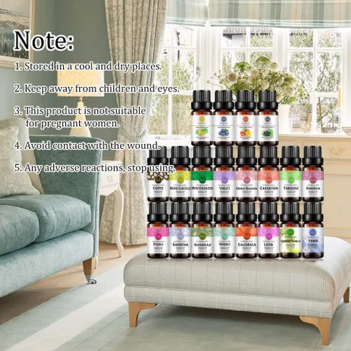 Vista 4 de Juego de 20 aceites esenciales 100% puros