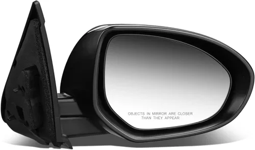 Vista 6 de DNA Motoring OEM-MR-MA1320162 Espejo de puerta lateral izquierdo de estilo de fábrica compatible con 10-13 Mazda 3