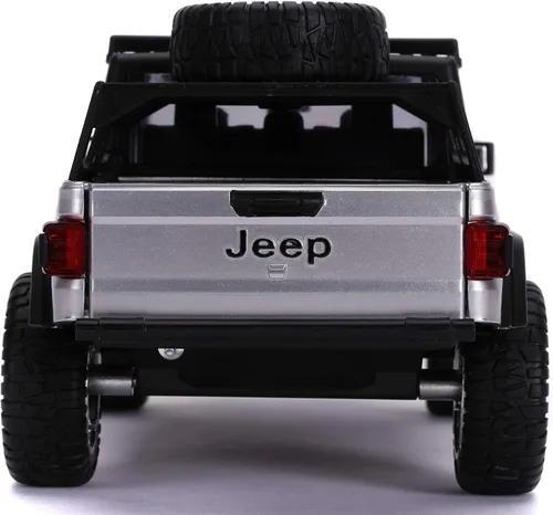 Vista 4 de Jada Toys Fast & Furious F9 1:24 2020 Jeep Gladiator - Auto fundido a presión, juguetes para niños y adultos