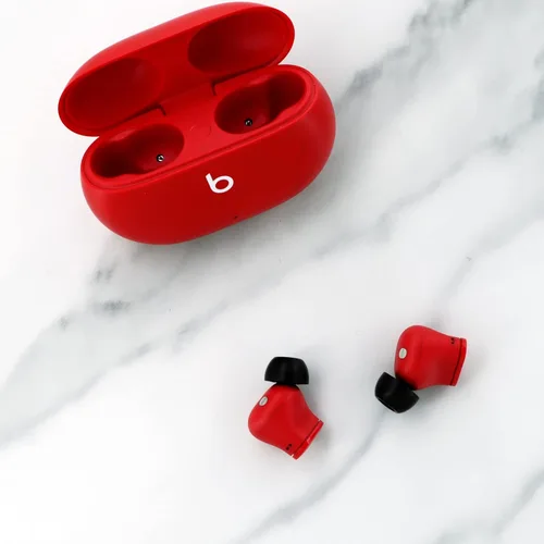 Vista 6 de Espuma viscoelástica de repuesto de tamaño mediano compatible con Beats Fit Pro/Studio Buds + orejeras, cancela el ruido, ajuste cómodo sin dolor