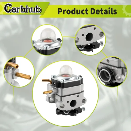 Vista 6 de Carbhub TBP6160 TB4BP TB4BPEC 753-05676A Carburador para Troy-Bilt TB4BP (41AR4BPG966) TBP6160 TB4BPEC Soplador de Mochila 753-05676A Carburador