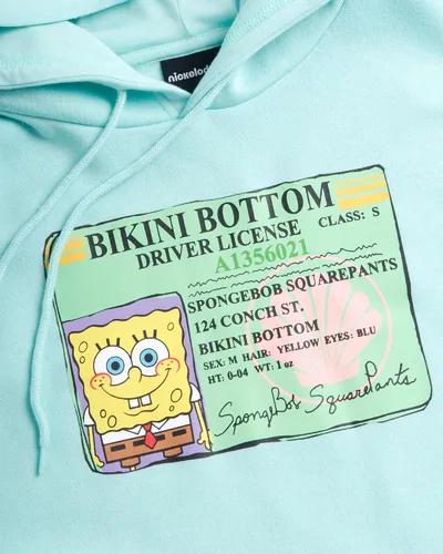 Vista 3 de Nickelodeon Mens SpongeBob and Patrick Fleece Sweatshirt Men and Womens Unisex Pullover Hoodie (Size S-XL)