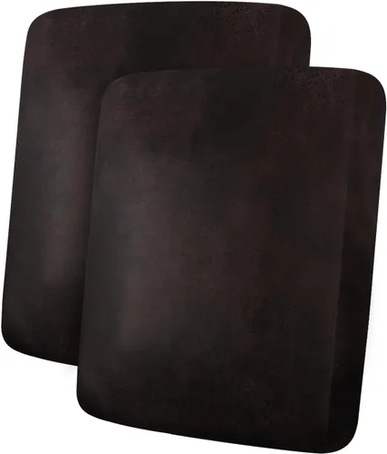 Vista 130 de ANARACHON Fundas de cojín de sofá con aspecto de cuero, juego de fundas de asiento de sofá, protector de muebles para sillón seccional, sofá biplaza
