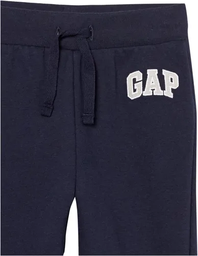 Vista 5 de GAP Conjunto de sudadera con capucha y pantalón con logotipo para bebés niños