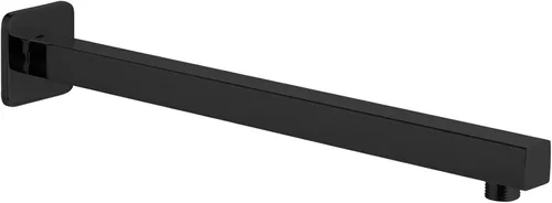 Vista 8 de Voolan Brazo de ducha redondo de 15 pulgadas con brida y cinta de teflón, brazo de extensión para regadera fija de baño, acero inoxidable sólido