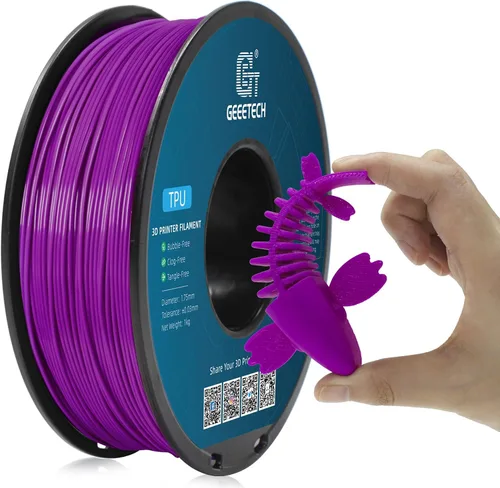 Vista 9 de Geeetech - Filamento PLA de 0.07 pulgadas, filamento de seda de bicolor, consumo dicromático de coextrusión brillante, 2.2 libras, 1 carrete