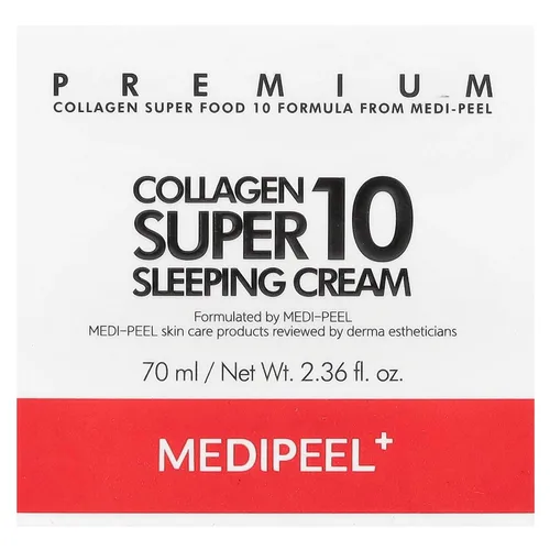 Vista 2 de [MEDI-PEEL] Crema para dormir de colágeno 10 2.4 fl oz Crema de colágeno Crema para dormir crema hidratante crema calmante