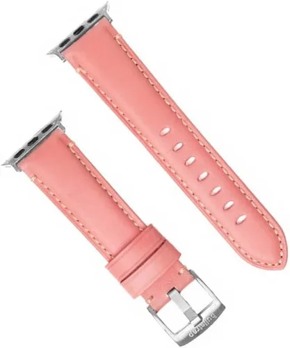Vista 8 de Bullstrap Correa de reloj de cuero italiano de grano completo para hombre compatible con Apple Watch Series 1-8