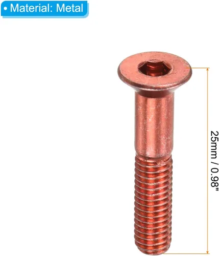 Vista 2 de PATIKIL Kit de herramientas para patineta, tornillos de montaje de 1 pulgada, tornillos de cabeza hexagonal, juego de tuercas con llave