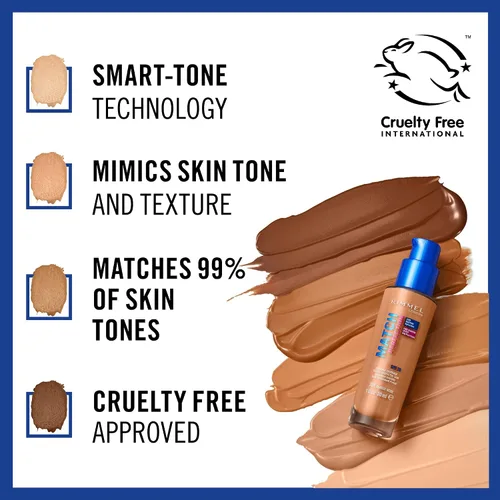 Vista 5 de Rimmel Base Match Perfection Spf20 200 Beige suave