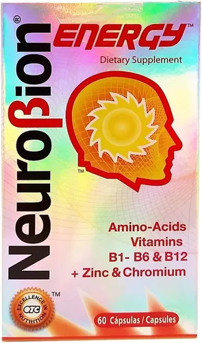 Vista 9 de 60 Cápsulas Neurobion Energy - Aminoácidos Vitamina B1 B2 B6 B12 - Aumenta la Alerta Mental y la Resistencia