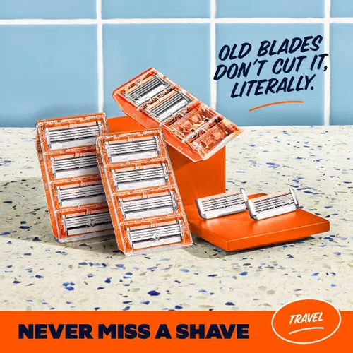 Vista 7 de Dollar Shave Club - Juego de afeitado de viaje (negro) - Kit de maquinilla