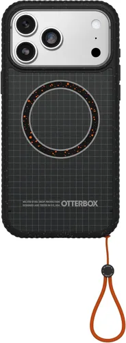 Vista 24 de OtterBox Sole Series - Carcasa para iPhone 16, color negro Funda protectora para iPhone con bordes de banda de rodadura, con bucle para el dedo
