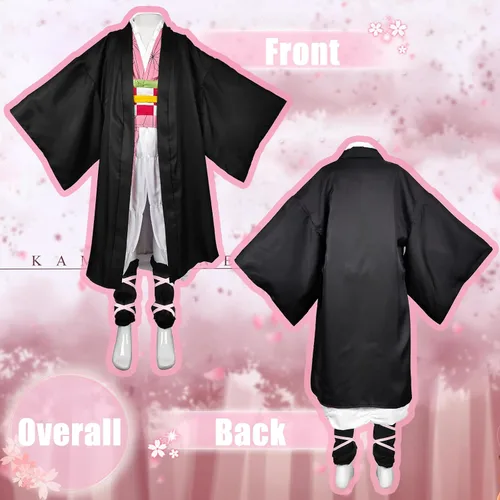 Vista 3 de DEMOM - Disfraz de cosplay de anime para mujeres y niñas, Halloween, Navidad