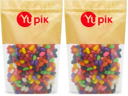 Vista 7 de Yupik Caramelos de cereza ácida, 2.2 libras (35.2 onzas), bolas con sabor a cereza, dulce y agrio, gomitas rojas masticables, golosinas divertidas