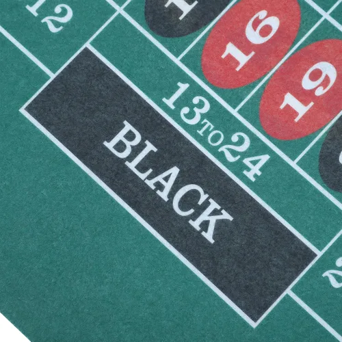 Vista 3 de MERRYHAPY Double-Sided Waterproof Poker Table Mat with Felt Surface Foldable Portable Game Pad for Family Gatherings Theme Parties Poker Night and