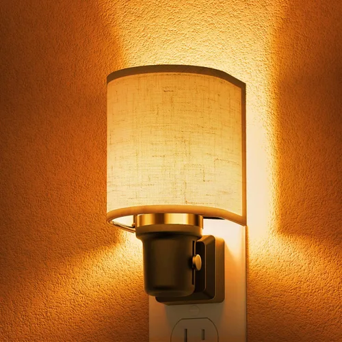 Vista 15 de L LOHAS LED Las luces nocturnas se enchufan a la pared, enchufe en la luz Beige-3000K