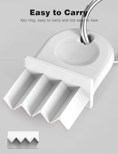 Vista 4 de Mellbree - Llave dispensadora de toallas de papel, paquete de 5 llaves dispensadoras de papel higiénico, reemplazo universal