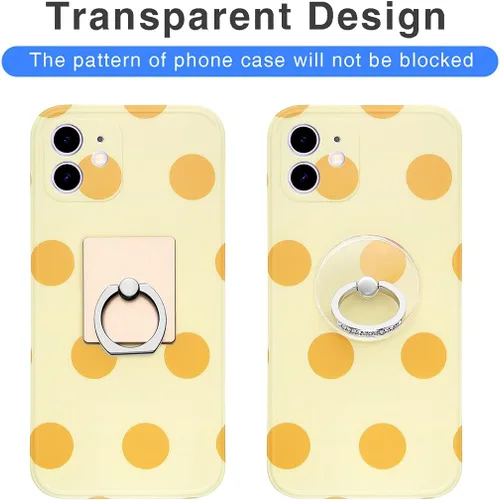 Vista 4 de Soporte de anillo transparente para teléfono celular Soporte para anillo de teléfono Soporte de anillo de dedo de agarre de dedo Soporte
