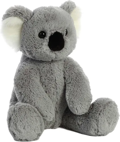 Vista 2 de Aurora Peluche de koala tierno, comodidad acogedora, acurrucamientos sin fin, color gris, 14 pulgadas