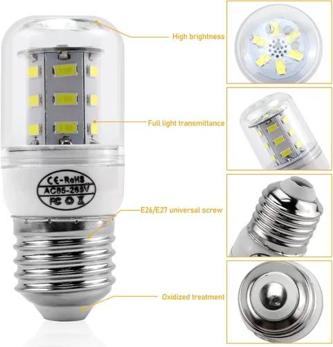 Vista 3 de 5304511738 KEL3418L Bombilla de Luz LED para Refrigerador 3.5W - Reemplaza KEID34L 4584444, AP6278388, PS12364857 Bombilla Blanca para Refrigerador