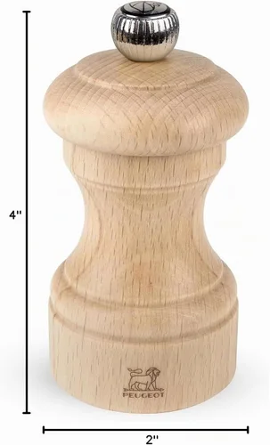 Vista 3 de Peugeot Molinillo de pimienta bistró, 4 in, natural, madera de haya PEFC