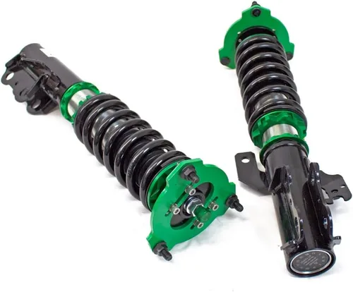 Vista 3 de Rev9 R9-HS2-169_2 Hyper-Street II Kit de bajada de suspensión de coilover, amortiguador monotubo con ajuste de rebote de 32 clics, longitud completa