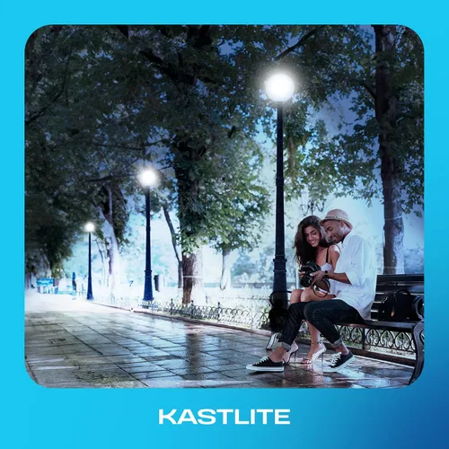 Vista 8 de KASTLITE Accesorio de iluminación combinado de poste de lámpara Lente acrílica blanca de 14 pulgadas con clips de ala de ajuste blancos Se
