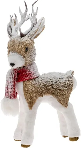 Vista 10 de Boston International Figura decorativa de mesa navideña de invierno, juego de 2, cardenal de Navidad