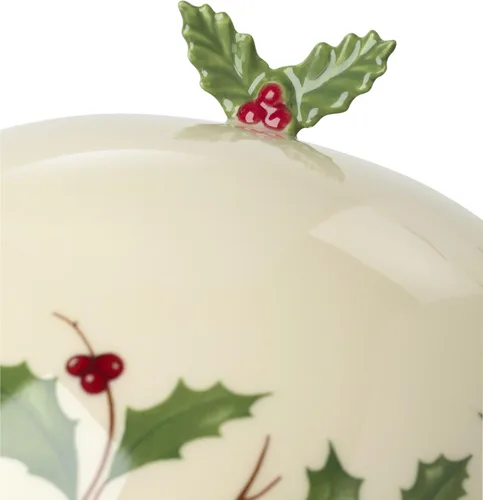 Vista 3 de Lenox 898272 Plato Cubierto Navideño, Pequeño, Navidad, Vajilla Festiva para Servir