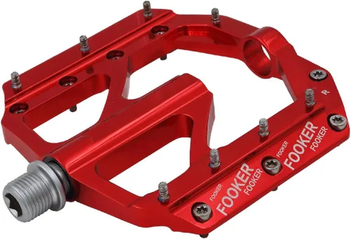 Vista 10 de FOOKER Bike Pedals Non-Slip Aluminum Alloy MTB Mountain Bike Pedals 3 Bearing 9/16" for Road BMX MTB Bikes