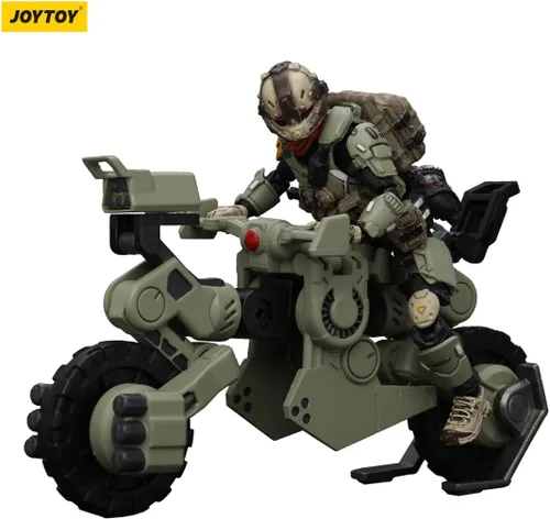 Vista 8 de JoyToy 1/25 - Colección de figuras de acción Dark Source, ejército de mecha de hueso de acero, modelo militar Fear XS-03, tipo de incursión