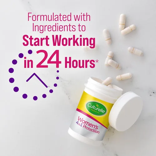 Vista 3 de Culturelle Probióticos 4 en 1 para mujeres para salud digestiva y vaginal con gomitas probióticas diarias para hombres y mujeres, salud digestiva
