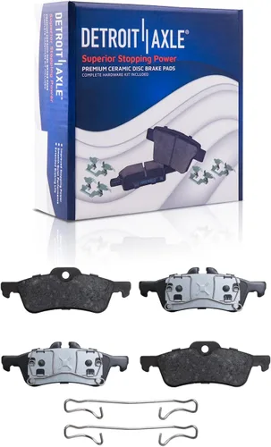 Vista 26 de Detroit Axle - Pinza de freno de disco del lado del conductor trasero de repuesto de pastillas de freno de cerámica para Lexus HS250h 2010 2011 2012