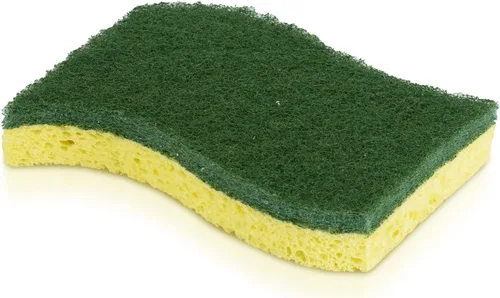 Vista 6 de Pine-Sol Esponjas para fregar de alta resistencia, limpiador de platos de doble cara con estropajo, esenciales de cocina para lavar platos