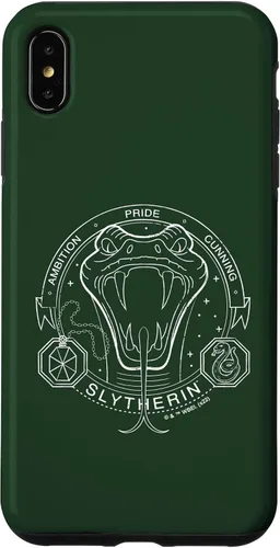 Vista 11 de iPhone 16 Harry Potter Slytherin Line Art Snake Symbol Case