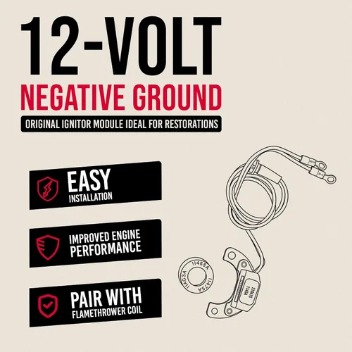 Vista 3 de PerTronix Kit de conversión de encendido electrónico de encendido 1145A, compatible con Delco 4 cilindros