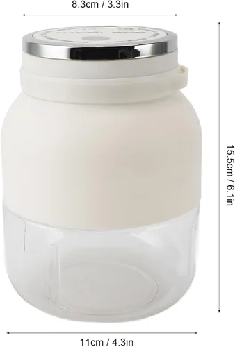 Vista 6 de USB recargable mini licuadora 16.9 fl oz tamaño personal Juicer Cup con 6