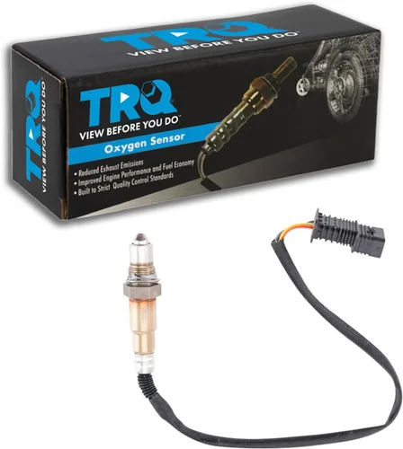 Vista 229 de TRQ Sensor de Oxígeno O2 de 4 Hilos de Banda Estrecha Compatible con VW Atlas 2.0L 2018-21, VW GTI 2.0L 2016-18, Audi A3 Quattro 2.0L 2015-18, VW