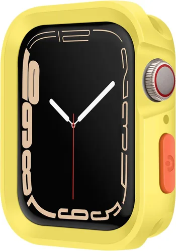 Vista 21 de Amizee Estuche Resistente Compatible con Apple Watch Series 9/8/7 41mm SE 3/2/1 Series 6/5/4 40mm, Funda Protectora de TPU Blanda a Prueba de Golpes