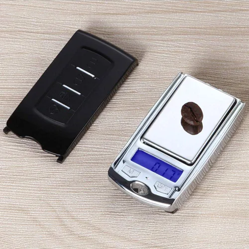 Vista 2 de Báscula electrónica de 3.53 oz/0.00 oz, gramos digitales y onzas para pérdida de peso, hornear, cocinar a pequeña escala de alimentos, báscula