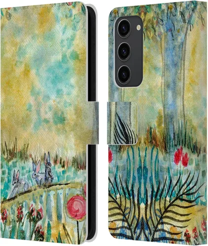 Vista 11 de Head Case Designs Officially Licensed Wyanne Half Light Nature 2 Leather Wallet Case Compatible with Samsung Galaxy S23+ 5G