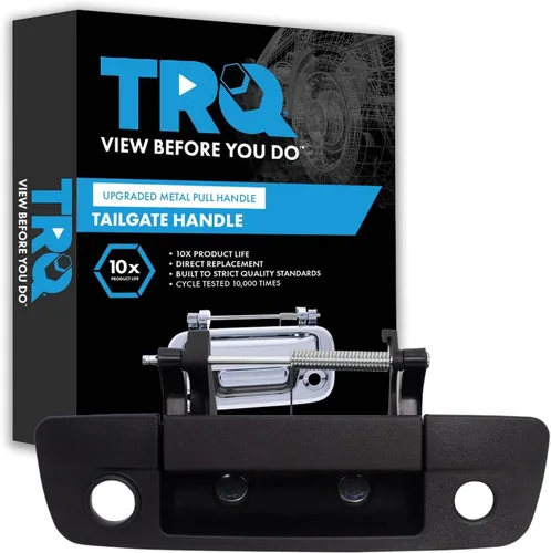 Vista 13 de TRQ Manija de compuerta trasera reforzada de metal cromado compatible con Dodge Ram 1500 2009-2010 2010 2500 3500 2011-2012