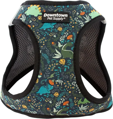 Vista 67 de Downtown Pet Supply Arnés para perro Step-in – Sin tirones, malla acolchada ajustable con ribete reflectante, correa de hebilla segura – Arnés