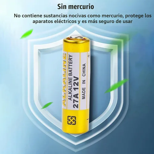 Vista 5 de CPANCELL Baterías alcalinas 27A 12V A27S MN27 L828 A27 12Volts Batería 5PCS