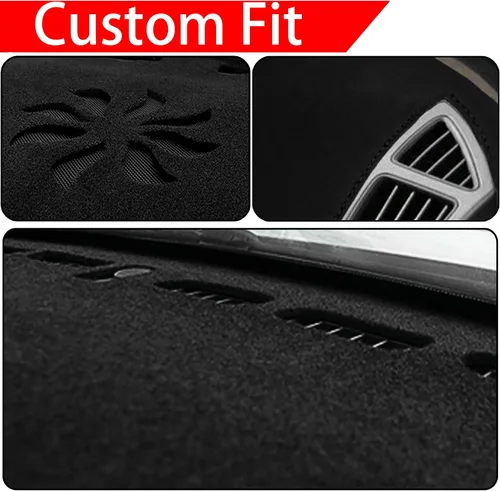 Vista 3 de para Hyundai Sonata 2011 2012 2013 2014 Funda para salpicadero, Funda para consola central, Alfombrilla para salpicadero, Protector de alfombra