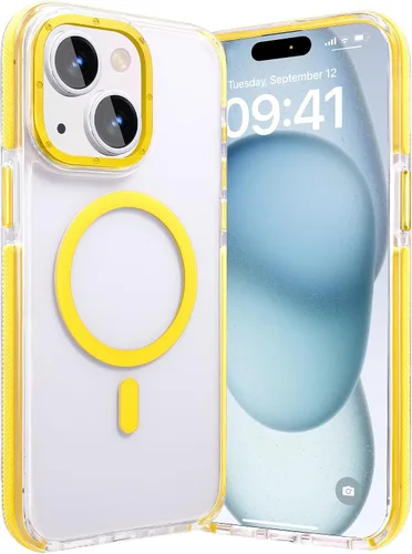 Vista 57 de Funda magnética diseñada para iPhone 11, [probada contra caídas de grado militar] [compatible con MagSafe] Funda protectora delgada translúcida mate